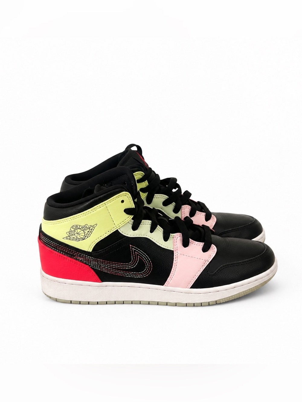 Air Jordan 1 Mid SE GS Glow in the Dark Size 6.5